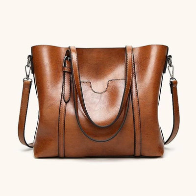 Ava Structured Leather Bag