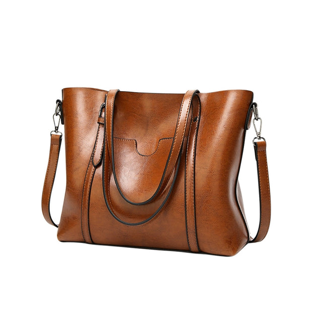 Ava Structured Leather Bag