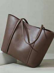 Luxe Leather Tote Bag