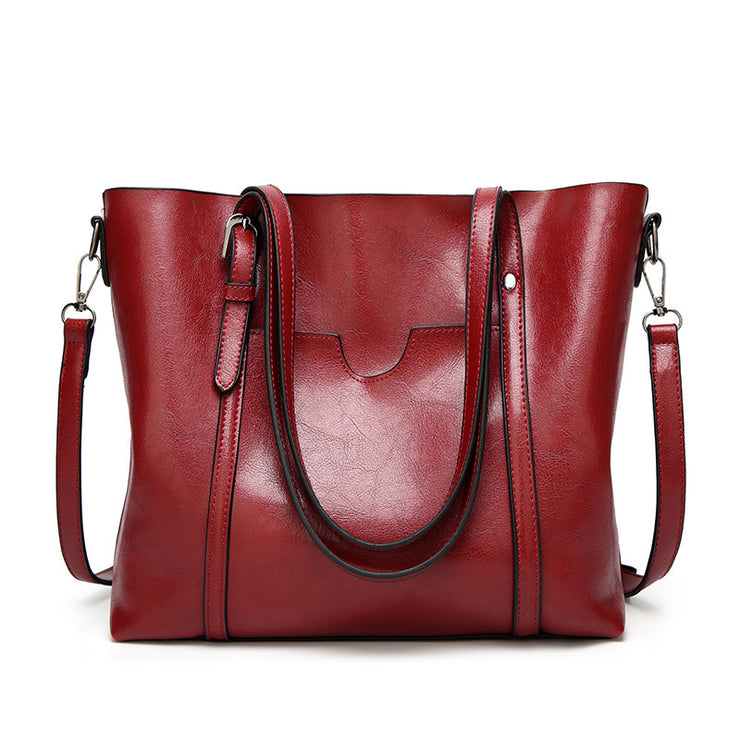 Ava Structured Leather Bag