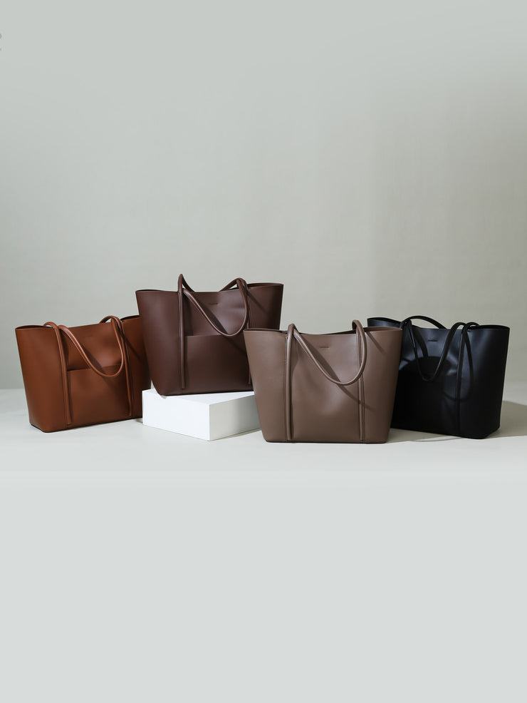 Luxe Leather Tote Bag