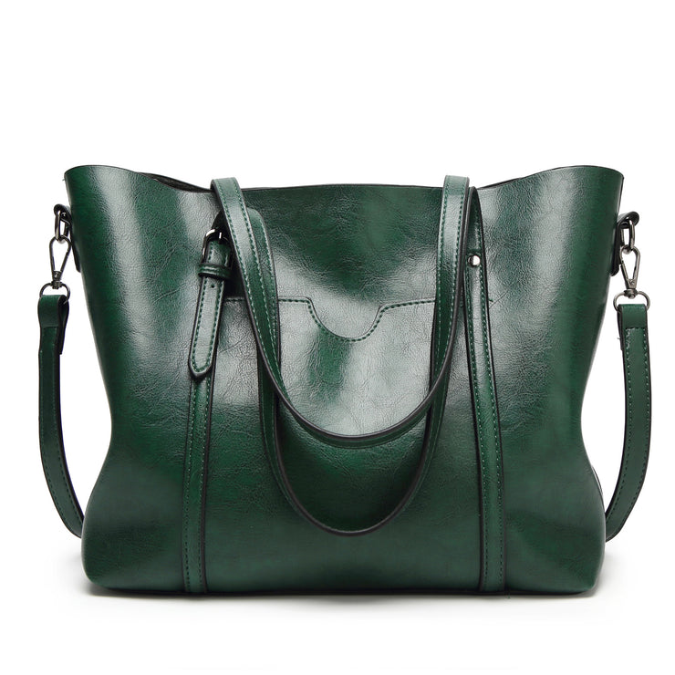 Ava Structured Leather Bag